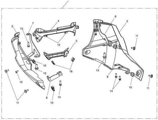 Triumph Panel Bellypan RH | T2303143-NS