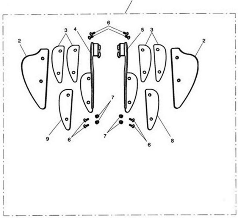 Triumph Gasket  Air Deflector T2303439 # TRIUMPH | T2303439