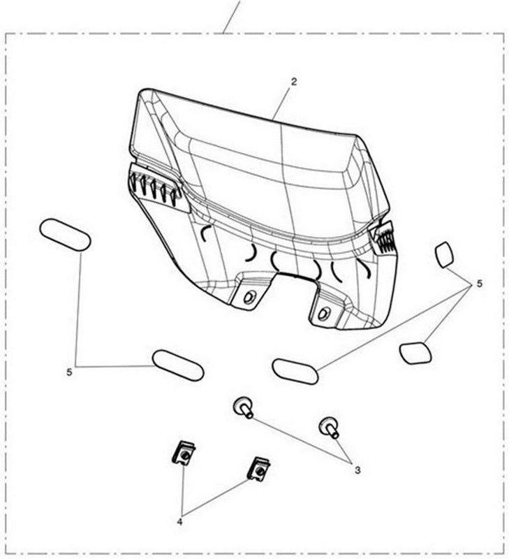 Triumph Visor  Flyscreen T2303459 | T2303459