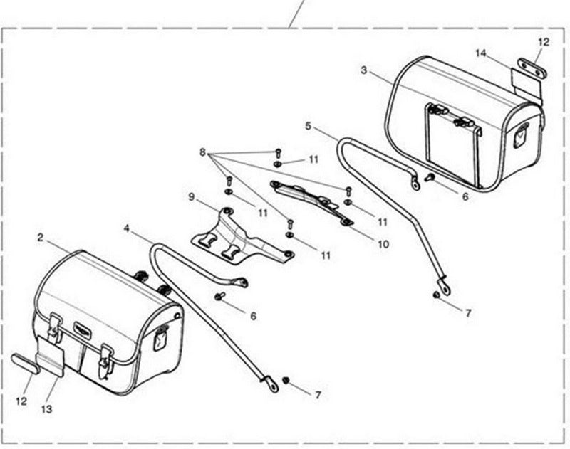 Triumph Reflector Bracket RH | T9510271
