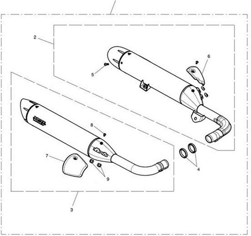 Triumph Silencer LH | T9601107