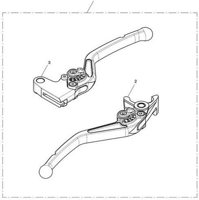 Triumph T9620077 - Triumph BRAKE LEVER | T9620077