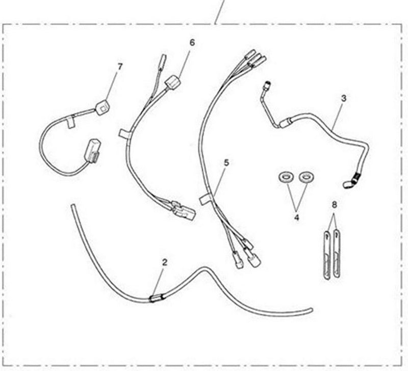 Triumph Harness Extension RH | T9630237