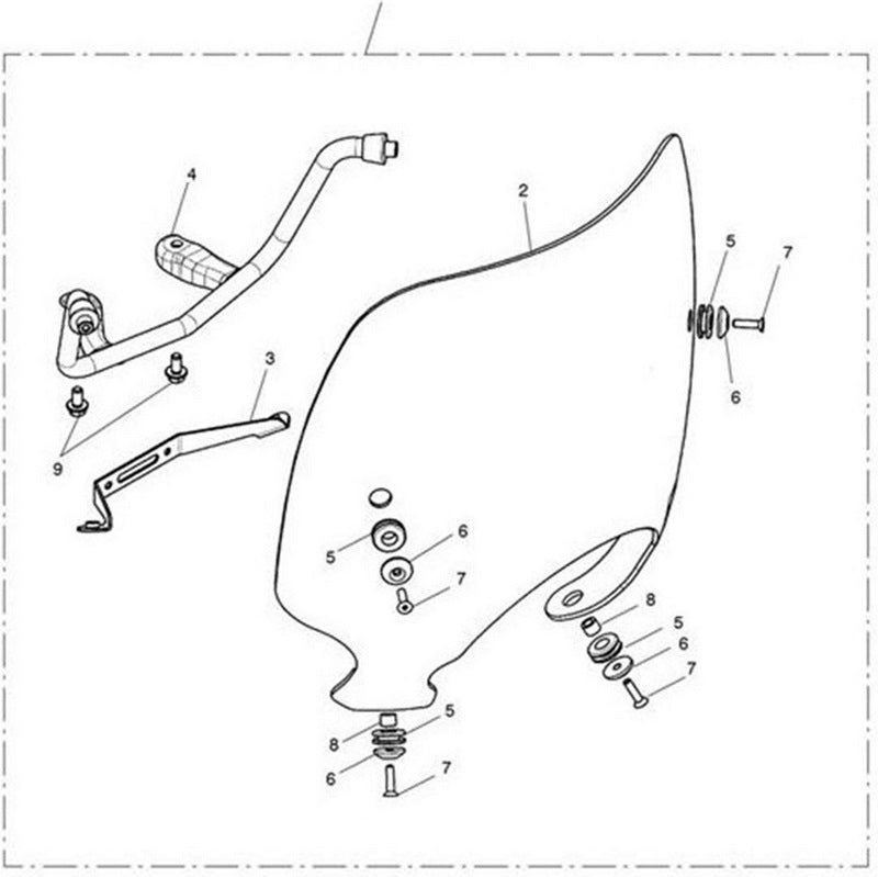 Triumph Bracket Screen Upper Triumph Genuine Part – World Of | T9701380