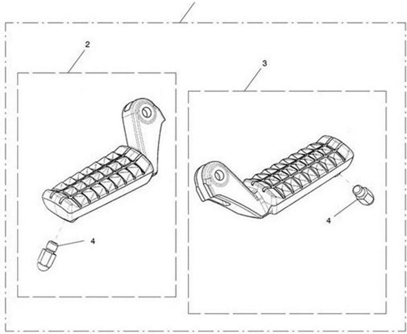 Triumph Footrest LHF | T9770147