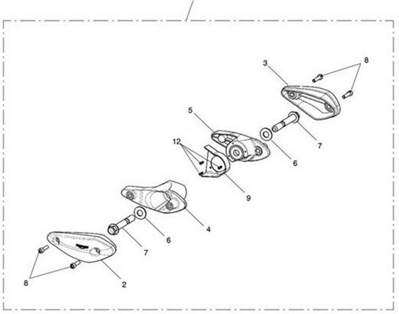 Triumph Frame Protector Cover RH | T9780043
