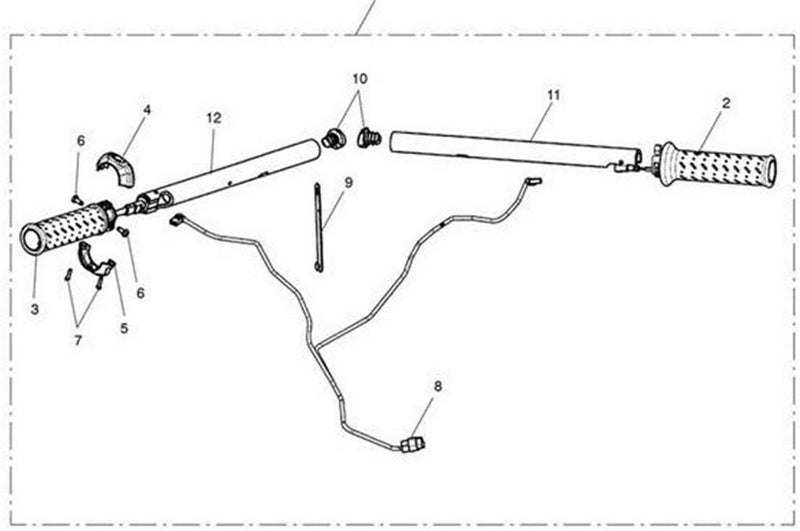 Triumph Subharness  Heated Grips. Motorcycle | T9820072