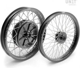 Unitgarage / ユニットガレージ Pair of spoked wheels R80RT-RS 48M6 (DRUM BRAKE) | 1022-tube-type