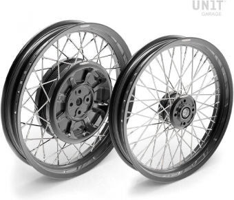 Unitgarage / ユニットガレージ Pair of spoked wheels R100RS 48M6 (DRUM BRAKE) | 1024-tube-type