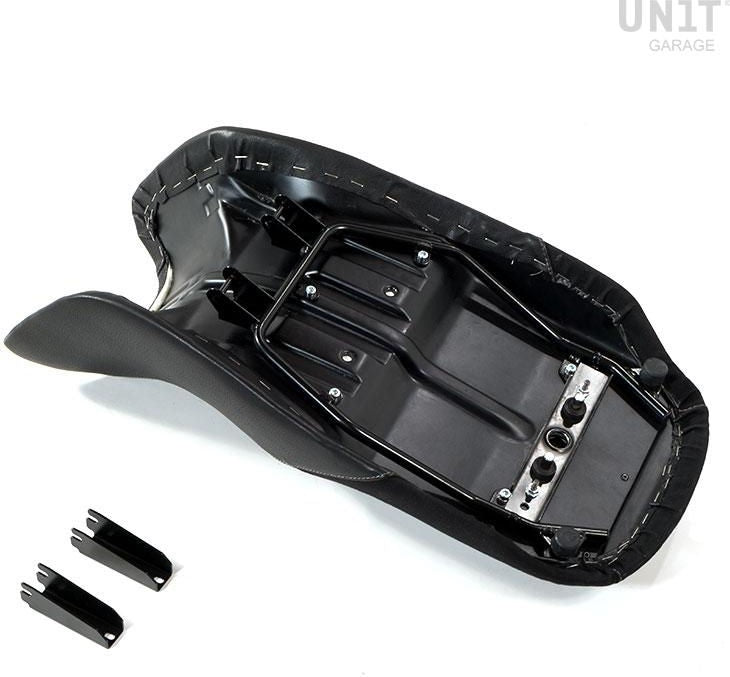 Unit Garage / ユニットガレージ シート ブラック レザー キャンバス R1150R | COD. 1567ブラック+1567T