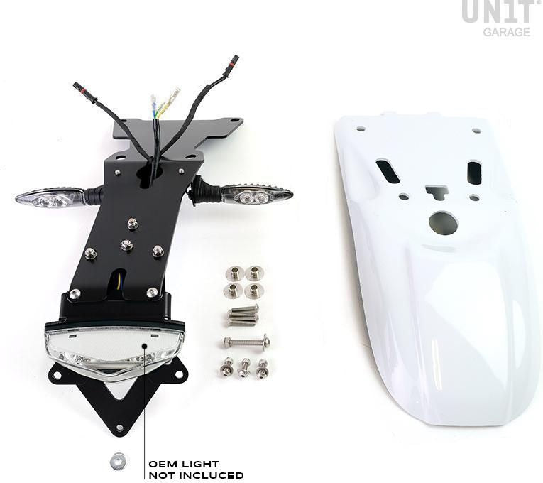 Unitgarage / ユニットガレージ Rear fender with license plate kit for the original headlight | 1651-1694
