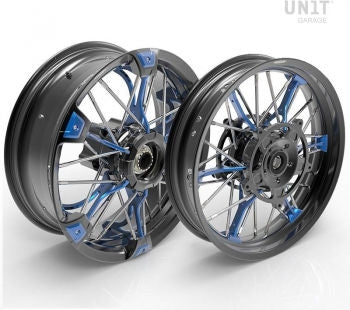 Unitgarage / ユニットガレージ Pair of spoked wheels NineT Racer & Pure 24M9 SX-Spider tubeless | 1675