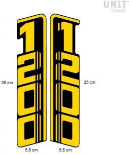 Unitgarage / ユニットガレージ Stickers 40th x NineT/7 tank | 1695-7