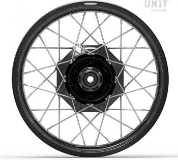 Unitgarage / ユニットガレージ Pair of spoked wheels Moto Guzzi V7 32M6 | 2215-tube-type