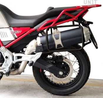 Unitgarage / ユニットガレージ Inox Subframe for Aluminium side panniers Moto Guzzi V85TT | 2252-BL