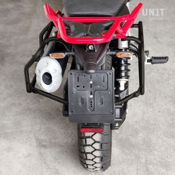 Unitgarage / ユニットガレージ Inox Subframe for Aluminium side panniers Moto Guzzi V85TT | 2252-BL