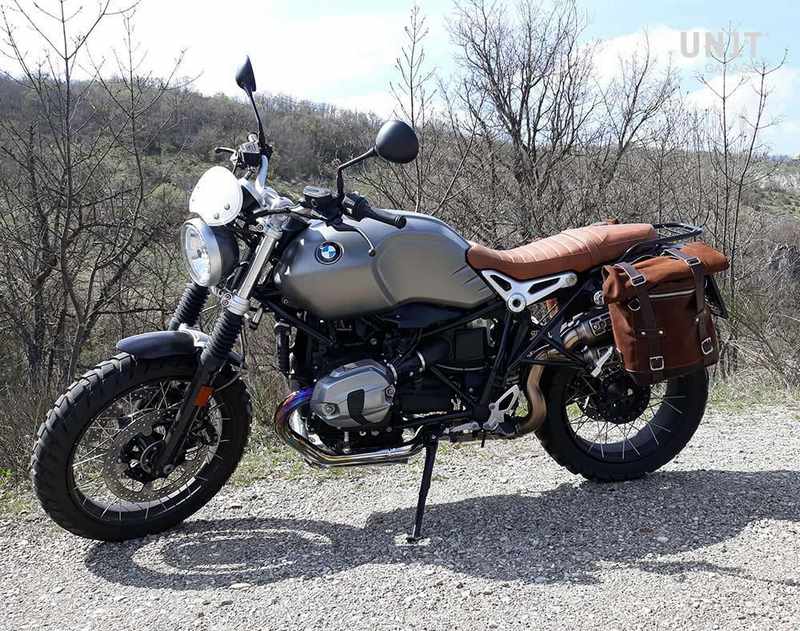 Unitgarage / ユニットガレージ Two Waxed suede Side Panniers + Double Subframe NineT | 2xU002-1626-A2