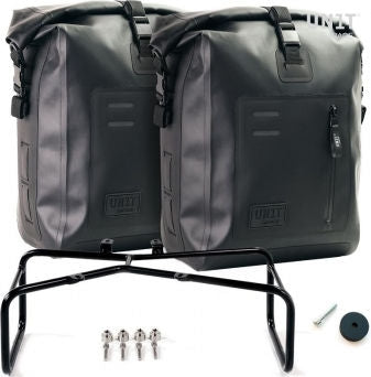 Unitgarage / ユニットガレージ Two Khali side panniers in TPU + Double Subframe NineT | 2xUG001-1626-A2