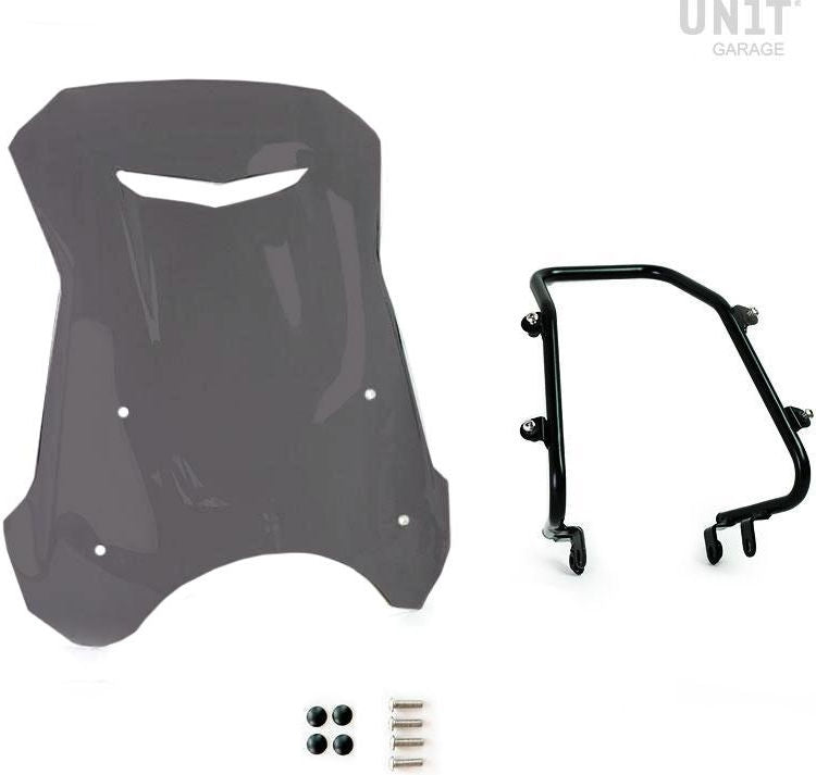 Unitgarage / ユニットガレージ Windshield with GPS support for Triumph 1200 XC-XE | 3105