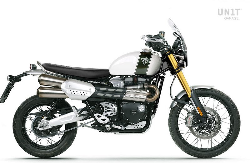 Unitgarage / ユニットガレージ Windshield with GPS support for Triumph 1200 XC-XE | 3105