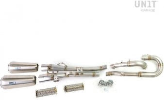 Unitgarage / ユニットガレージ Triumph 1200XC & XE Headpipe without catalitic converter in inox | 3133-3134-2xU021DX