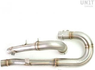 Unitgarage / ユニットガレージ Headpipe Triumph without catalitic converter in inox | 3134