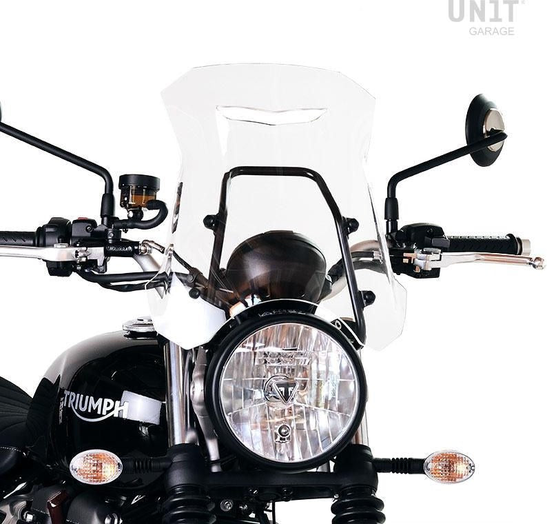 Unitgarage / ユニットガレージ Windshield with GPS support for Triumph Street series | 3141