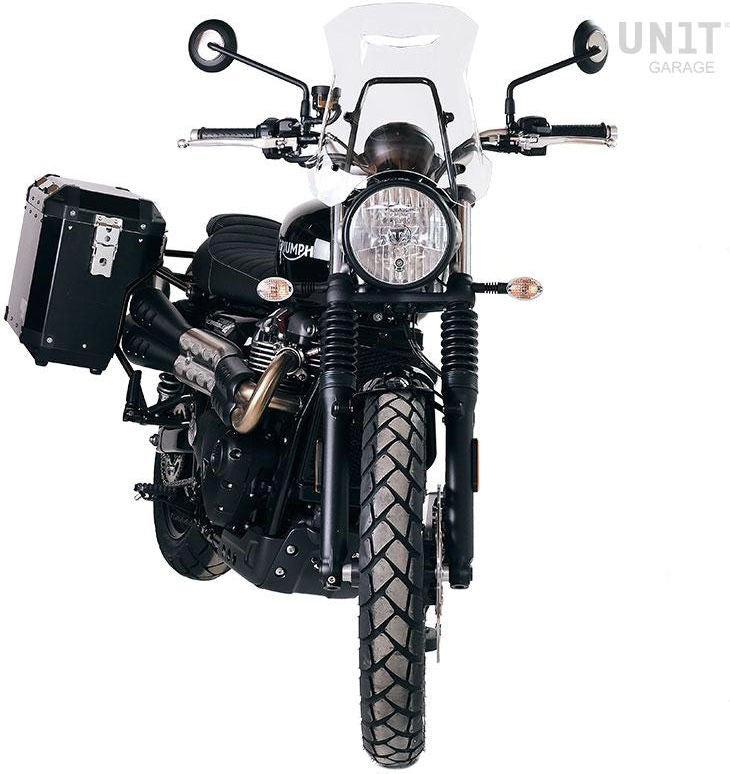 Unitgarage / ユニットガレージ Windshield with GPS support for Triumph Street series | 3141