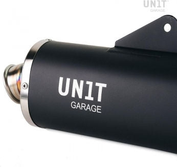 Unitgarage / ユニットガレージ Black Exhaust with visible welding Ténéré 700 | 3205Tit-BL