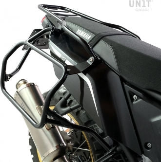 Unitgarage / ユニットガレージ Inox Subframes for Atlas aluminum side panniers Yamaha Ténéré 700 | 3206-BL