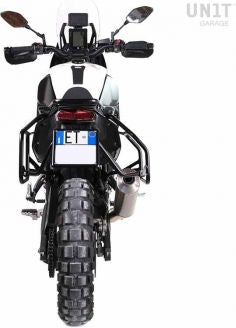 Unitgarage / ユニットガレージ Inox Subframes for Atlas aluminum side panniers Yamaha Ténéré 700 | 3206-BL