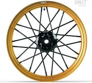 Unitgarage / ユニットガレージ Gold pair of spoked wheels R18  R18 B  Transcontinental 24M9 | 3408