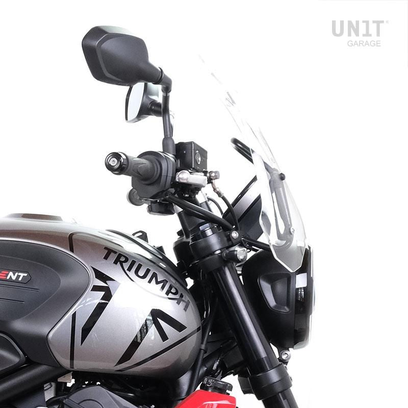 Unitgarage / ユニットガレージ Windshield with GPS support for Triumph Trident 660 | 3503