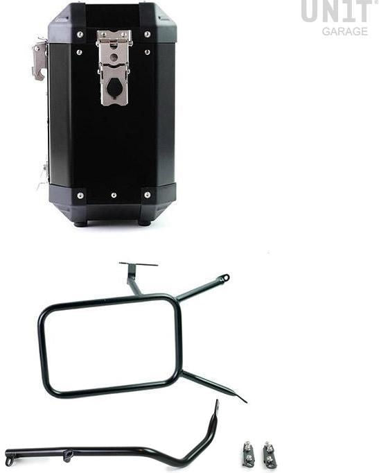Unitgarage / ユニットガレージ Aluminium Pannier Atlas 40L with Right Inox Subframe NineT-Series | AL1-BL-1687