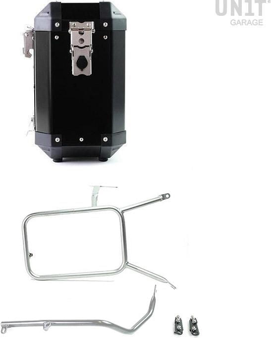 Unitgarage / ユニットガレージ Aluminium Pannier Atlas 40L with Right Inox Subframe NineT-Series | AL1-BL-1687
