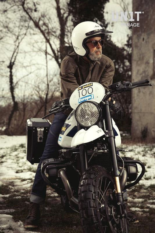 Unitgarage / ユニットガレージ Aluminium Pannier Atlas 47L with Right Inox Subframe NineT-Series | ug-AL2-BL-1687