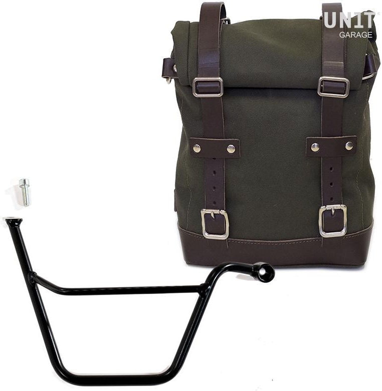 Unitgarage / ユニットガレージ Side Pannier Canvas + Right Subframe Triumph T100 Bonneville (2001-2016) | U001-1005DX