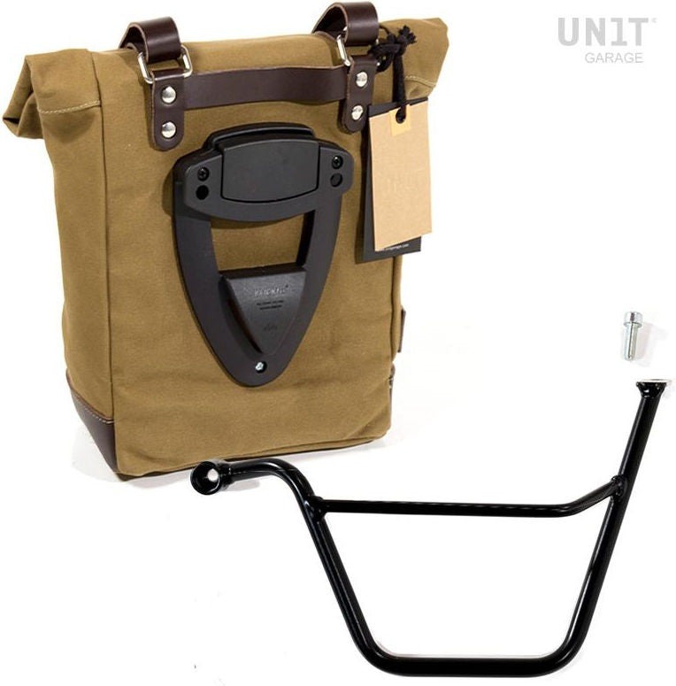 Unitgarage / ユニットガレージ Side Pannier Canvas + Left Subframe Triumph Bonneville T100 (2001-2016) | U001-1005SX