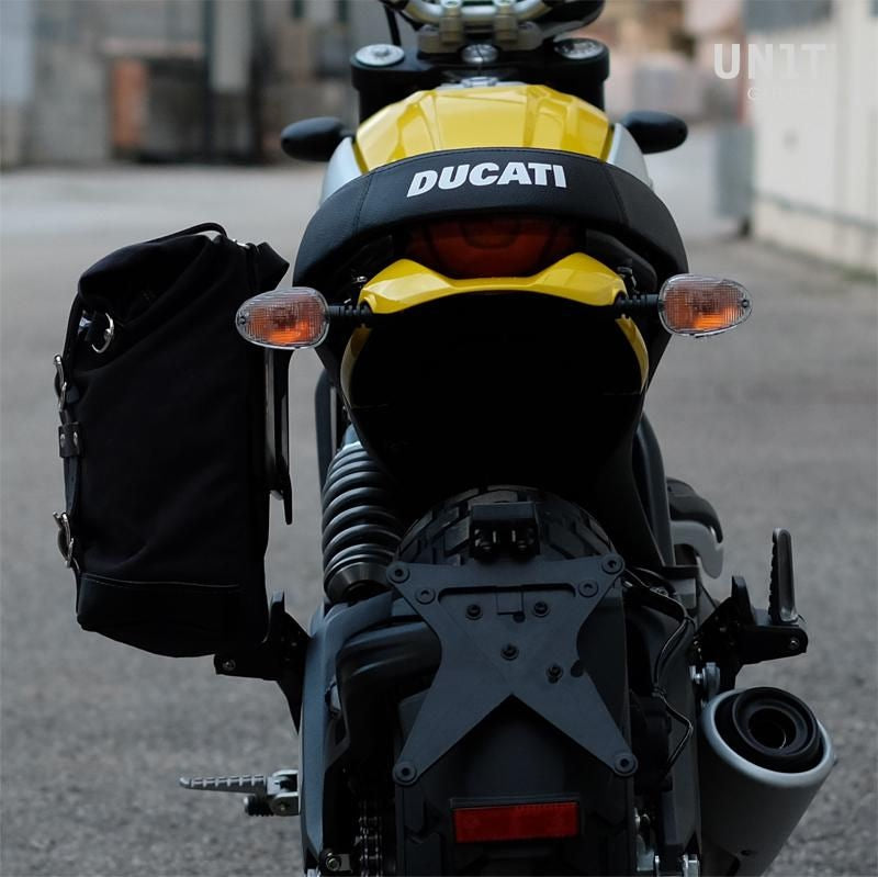 Unitgarage / ユニットガレージ Side Pannier Canvas + Subframe Ducati Scrambler Series | U001-1007