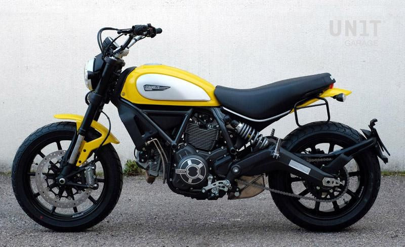 Unitgarage / ユニットガレージ Side Pannier Canvas + Subframe Ducati Scrambler Series | U001-1007