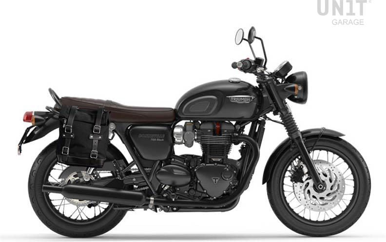 Unitgarage / ユニットガレージ Side Pannier Canvas + Right Subframe Triumph T100 (2017 until now) | U001-1011DX