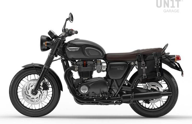 Unitgarage / ユニットガレージ Side Pannier Canvas + Left Subframe Triumph T100 (2017 until now) | U001-1011SX