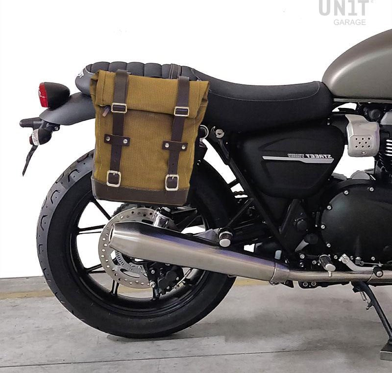 Unitgarage / ユニットガレージ Side Pannier Canvas + Right Subframe Triumph Street Twin 900 (2016 until now) | U001-1017DX