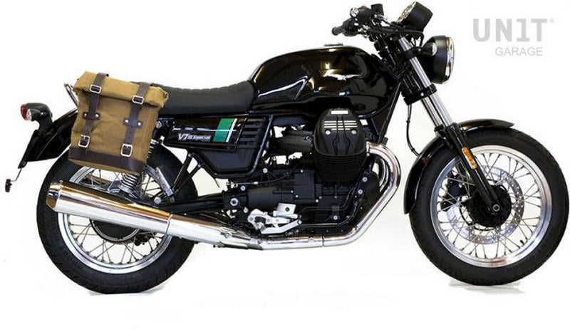 Unitgarage / ユニットガレージ Side Pannier Canvas + Right Subframe Guzzi V7 | U001-2213DX