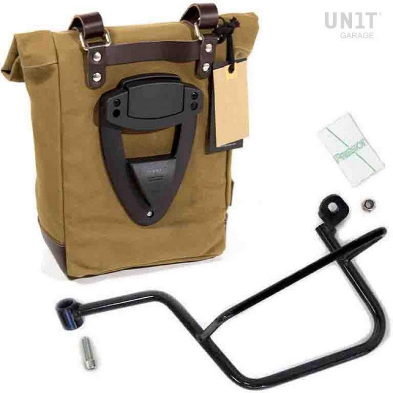 Unitgarage / ユニットガレージ Side Pannier Canvas + Left Subframe Guzzi V7 | U001-2213SX