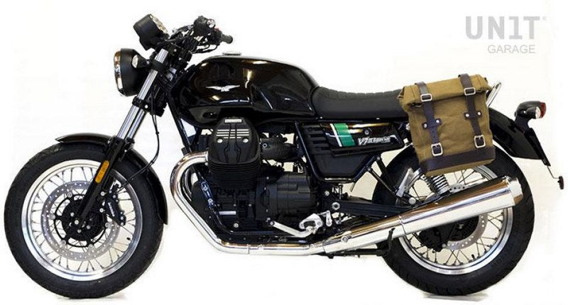 Unitgarage / ユニットガレージ Side Pannier Canvas + Left Subframe Guzzi V7 | U001-2213SX
