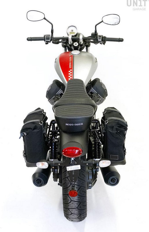 Unitgarage / ユニットガレージ Side Pannier Canvas + Right Subframe Guzzi V9 Bobber | U001-2250DX