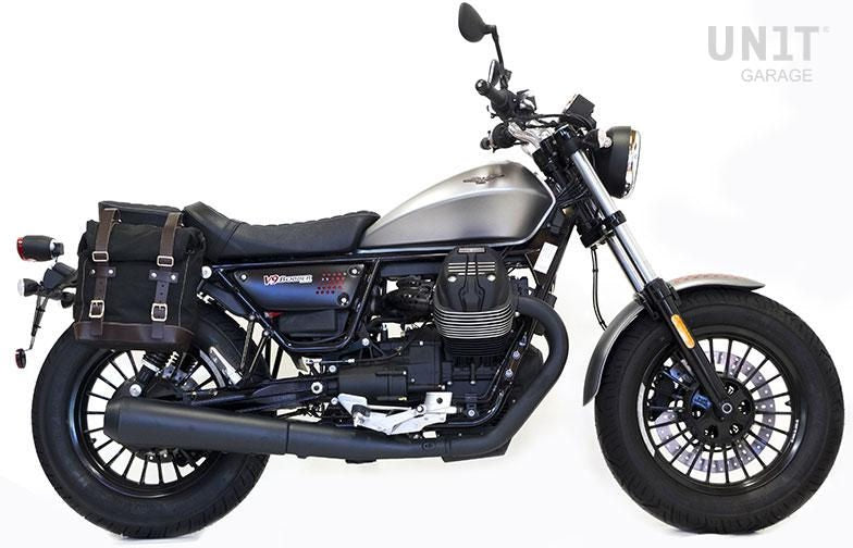Unitgarage / ユニットガレージ Side Pannier Canvas + Right Subframe Guzzi V9 Bobber | U001-2250DX