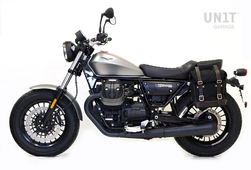 Unitgarage / ユニットガレージ Side Pannier Canvas + Left Subframe Guzzi V9 Bobber | U001-2250SX