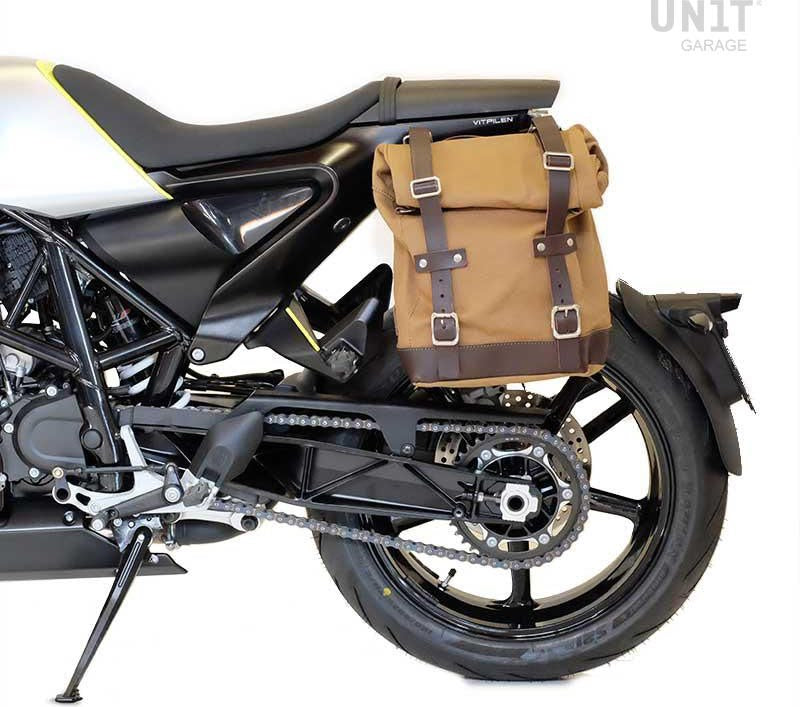 Unitgarage / ユニットガレージ Side Pannier Canvas + Subframe husqvarna vitpilen 701 | U001-3001